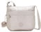 Kipling ARTO Mittelgroße Umhängetasche, Metallic Glow (Silber)