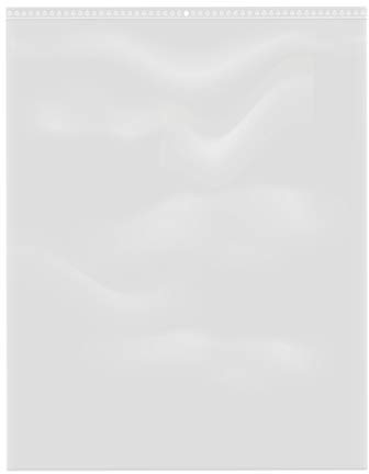 Extiff Lot de 100 Sachets à Fermeture Zip Refermable Transparent - pour Produit Alimentaire, Bijoux, Accessoires...- Format 35 x 45 cm