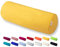 beties Basic Nackenrollenbezug ca. 15x40 cm Kissenhülle 100% Baumwolle in vielen fröhlichen Uni-Farben (gelb)