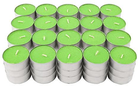 60 Stück Duft Teelichter Duftenden, Duftteelichter Duftkerzen - Duft Wassermelone