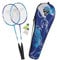 Talbot-Torro® Premium Badminton-Set 2-Fighter Pro, 2 Graphit-Composite Schläger, 2 Federbälle, in wertiger Tasche, 449413