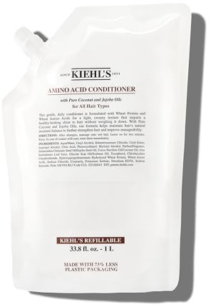 KIEHL'S Amino Acid Conditioner, 1 l Nachfüllpackung, feuchtigkeitsspendende Pflege-Haarspülung mit Aminosäuren, für starke und gesunde Haare