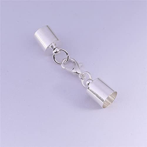 TOUUO 10pcs Leather Cords Bracelet Lobster Clasps Hooks Connectors Leather Rope Clasp For Bracelet Necklace make DIY Jewelry Making