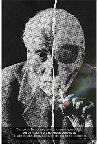 Carl Jung | Dunkelheit Bewusst | Fotodruck Poster | vorsigniert | Pro Glanzpapier | Größe: A4 (21 x 29,7 cm)