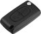 X AUTOHAUX Coque de clé pour Peugeot 206 207 208 pour Citroen C2 C3 C4 CE0523 Télécommande 2 Boutons Boîte Rechange avec Lame HU83