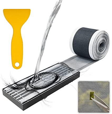 Abfluss Haarfänger,Haarfänger,10m Abfluss Haarfänger aus PVC,Drain Filter,Haarsieb Haarfänger Haarfilter,Abfluss Haarfänger Einweg