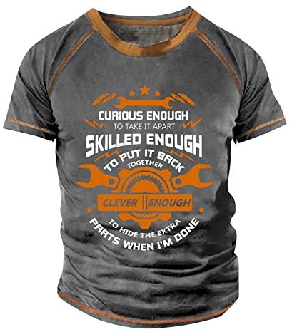 Von T Shirt Herren Robe Herren Schwarzes T Shirt Herren Schwarze Tshirts Herren Hemd Herren Blau Slim Spasskostet Herren T Shirt Tshirt Herren 3XL T-Shirt Herren Spruch of The Loon