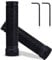 2PCS Bike Handlebar Grips, Anti-Slip Rubber Bicycle Handlebar Grips, Single Lock-On Mountain Bike Handlebar Grips Scooter Handle Grips with 1 Pair of Allen Wrench