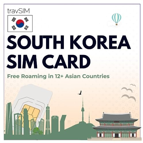 travSIM Südkorea SIM-Karte | 6GB Mobile Daten | Free Roaming in Free Roaming in Japan & 15+ Ländern in Asien | Der Plan auf Dieser Südkorea SIM-Karte ist für 10 Tage gültig.