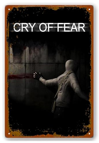 Blechschild im Vintage-Stil Cry of Fear (2013), Horrorfilm und Fernsehposter, Wanddekoration für Bar, Coffee Man Cave, 20,3 x 30,5 cm