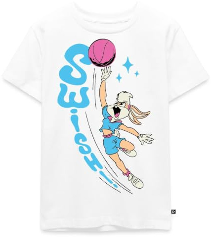Looney Tunes Lola Bunny Swish Basketball-Design Kinder Premium T-Shirt