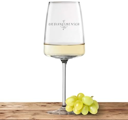 Deitert Weinglas Schott Zwiesel Weißweinglas Vivid Senses 535ml Lieblingsmensch
