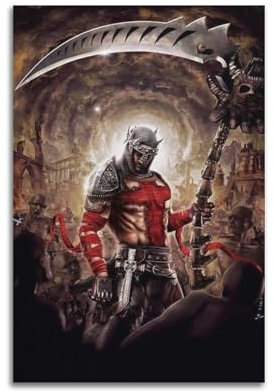 ZPAUEHFB Dante's Inferno Videospiel Leinwand Poster Wandkunst Poster Wandkunst Bild Poster Moderne Poster für Schlafzimmer 50x75cm