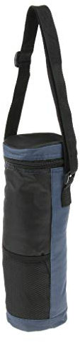 Geardeangloow Oxford - Bolsa térmica cilíndrica aislada para botellas y latas, color azul