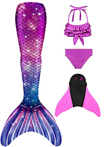 shepretty meerjungfrauenflosse mädchen Neuer Mermaid Tail Badeanzug für Erwachsene und Kinder,R8fen-120