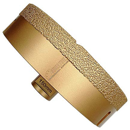 SHDIATOOL Punta per Trapano Diamantata 150mm Vacuum Brasato Foretto Diamantato con Filettatura M14 per Porcellana Piastrella Granito Marmo Taglio a Secco