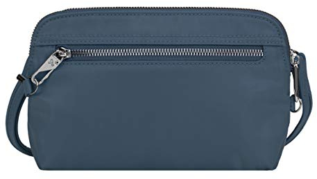 Travelon Damen Crossbody Clutch mit Diebstahlschutz, pfau (Grün) - 43202-380