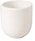 Villeroyboch - taza newmoon sin asa, moderna taza para té y café, porcelana premium, blanca, apta para lavavajillas.