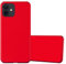 Cadorabo Custodia compatibile con Apple iPhone 12 Mini (5,4) in ROSSO METALLO - Rigida Cover Protettiva Sottile con Bordo Protezione - Back Hard Case Ultra Slim Bumper Antiurto Guscio Plastica