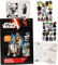 alles-meine.de GmbH 3 Stück Stickerbücher & Malbücher - Star Wars - Rätsel, Sticker & Malen - incl. 200 Stück Aufkleber - Stickerset Kinder - z.B. für Stickeralbum/Figure..