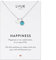 LUUK LIFESTYLE Stimmungskette aus Edelstahl mit hellblauem Glaskristall Anhänger, dezenter Schmuck, Geschenkidee & alltagstauglicher Schutztalisman, Silber
