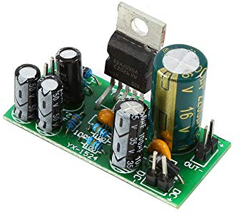 BOROCO Amplificador de Audio TDA2030A Placa de amplificador de potencia de audio electrónico de un solo canal 18W DC 9-24V Kit de bricolaje