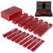 15pcs Gauge Block Set Aluminum Alloy High Precision Setup Bars Testing Height Gauge Block Measuring Tool with Case for Router and Table Saw Woodworking Accessories