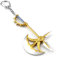 Yerdos 7 Deadly Sins Meliodas Rhitta Axe Keychain (Gold)