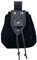 HiiFeuer Vintage Medieval Faux Leder Kordelzug Tasche, Mittelalterliches Portemonnaie, Nieten Gürteltasche Würfel Tasche für LARP Ren Faire (Schwarz A)