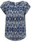 ONLY Onlvic S/S AOP Top Noos Ptm T-Shirt pour Femme, Forever Blue/AOP:Ethnic Rebel, 36