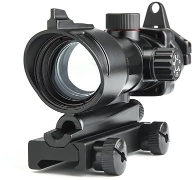 Generico Ottica MIRINO 32MM per Fucili Softair ACOG Red Green DOT Croce Full Metal