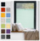 Fenster Plissee ohne Bohren zum Kleben Innenrahmen - Thermo Plisseerollo Innen - Rollo Jalousie, Halterungen auf Rahmen, Faltrollo, Sichtschutz, Blickdicht, für Fenster & Tür - Mint, 105 x 120 cm