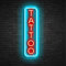 HFHungkeong Cartel de neón para tatuajes, intensidad regulable, reutilizable, LED, para tatuajes, salón, estudio, tienda, regalos, 40 x 15 cm (azul hielo + rojo)