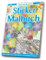Sticker Malbuch: Erwachsene - Tiere & Blumen: 32 Seiten (16 Malvorlagen + 16 Landschaftseiten) + 1 Stickerbogen in der Buchmitte