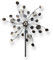 Crispe home & garden Gartenstecker Blume Iris 111cm | Wetterfest | Vollmetall in Edelrost | Gartendeko| Hochwertig und langlebig