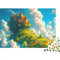 lihuogongsio 1000pcs Ghibli Cartoon Jigsaw Puzzle for Adults, 75x50cm, 1 Set, 1000 Pieces, 1 Gram, Unisex, Age 12+