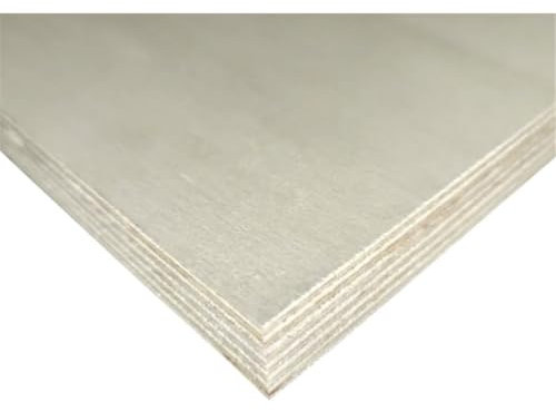 PACK OF 5 (Total 5 Units) - 2440mm x 1220mm x 9.0mm (8x4ft) Poplar Faced Plywood Birch Alternative Hardwood Ply