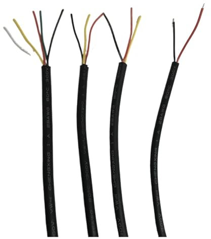 BADIKA UL (PVC) Wire and Cable Electr Cabl Sheathed Cable Wire 24 AWG 2 3 4 5 core Wire Multi-core Mouse Wire Signal Control U+S+B Data Cable(4core 200m)