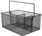 ULTECHNOVO Cesta de Almacenamiento de Utensilios de Cocina de Metal Organizador de Cubiertos de Hierro para Mesa Soporte Compacto para Palillos y de Limpiar