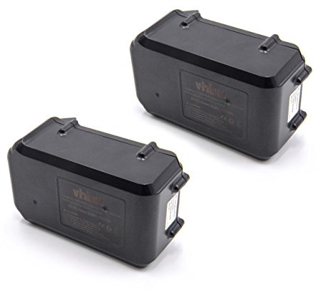 vhbw 2X Akku kompatibel mit Makita BC300LDWB, BC231UDWBE, BC300, BC231UZ, BC231USD, BC231UDZ Werkzeug (3000 mAh, Li-Ion, 36 V)