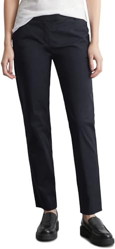 Marc OߴPolo Damen Chinohose mit Stretch-Anteil Slim Fit, Blau (Thunder Blue), 42