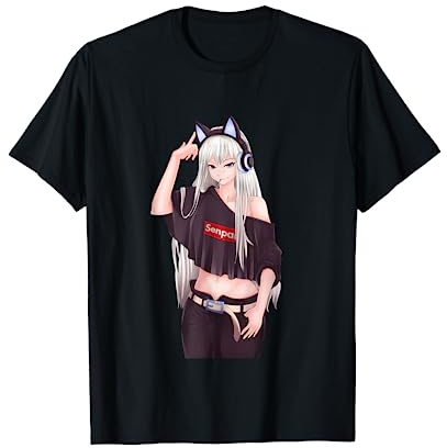 Ecchi Anime Girl Waifu für Otakus T-Shirt
