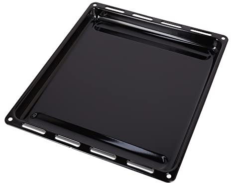 sparefixd Cooker Enamel Grill Pan Drip Tray Oven Shelf for Indesit 39.6x34.65cm