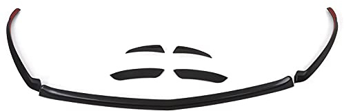 Akozon Kit lèvre Pare-Chocs Avant Spoiler ABS Classe A W177 AMG Line 18+ | ABS de qualité, 7 pièces, remplacement direct, adhérence à grande vitesse, kit carrosserie aile noir brillant