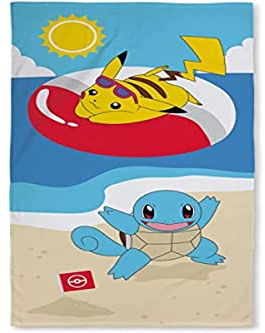 Halantex Pokemon Badetuch 70x140 cm 100% Baumwolle