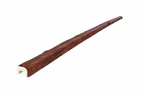 VIGA IMITACION MADERA DECORATIVA DE POLIURETANO 7CM DE ANCHO X 5.5CM DE ALTO X 3 metros DE LARGO (Nogal)