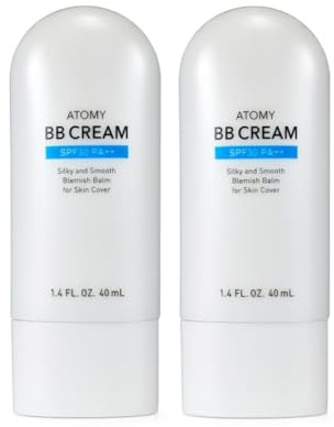 A.t.o.m.y BB Cream SPF 30 PA++ – Radiant Coverage with Hydrating & Anti-Aging Benefits | Lightweight Korean Beauty Balm (1.35 fl oz) x 2pcs