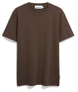 ARMEDANGELS Herren Heavyweight T-Shirt aus recyceltem Baumwoll Mix MAARKOS Relaxed Fit Tree Shade