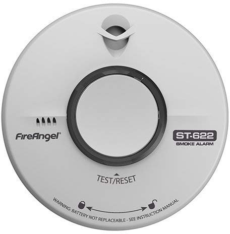 2 x ST-622T 10 Year Thermally Enhanced Optical Smoke Alarm