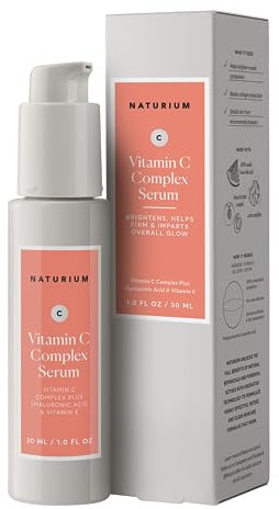 Vitamin C Complex Face Serum - 1 oz, Facial Serum with 22% Vitamin C Complex Plus Hyaluronic Acid & Vitamin E